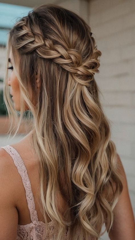 17 Gorgeous Bridesmaids Half-Up Half-Down Hairstyles